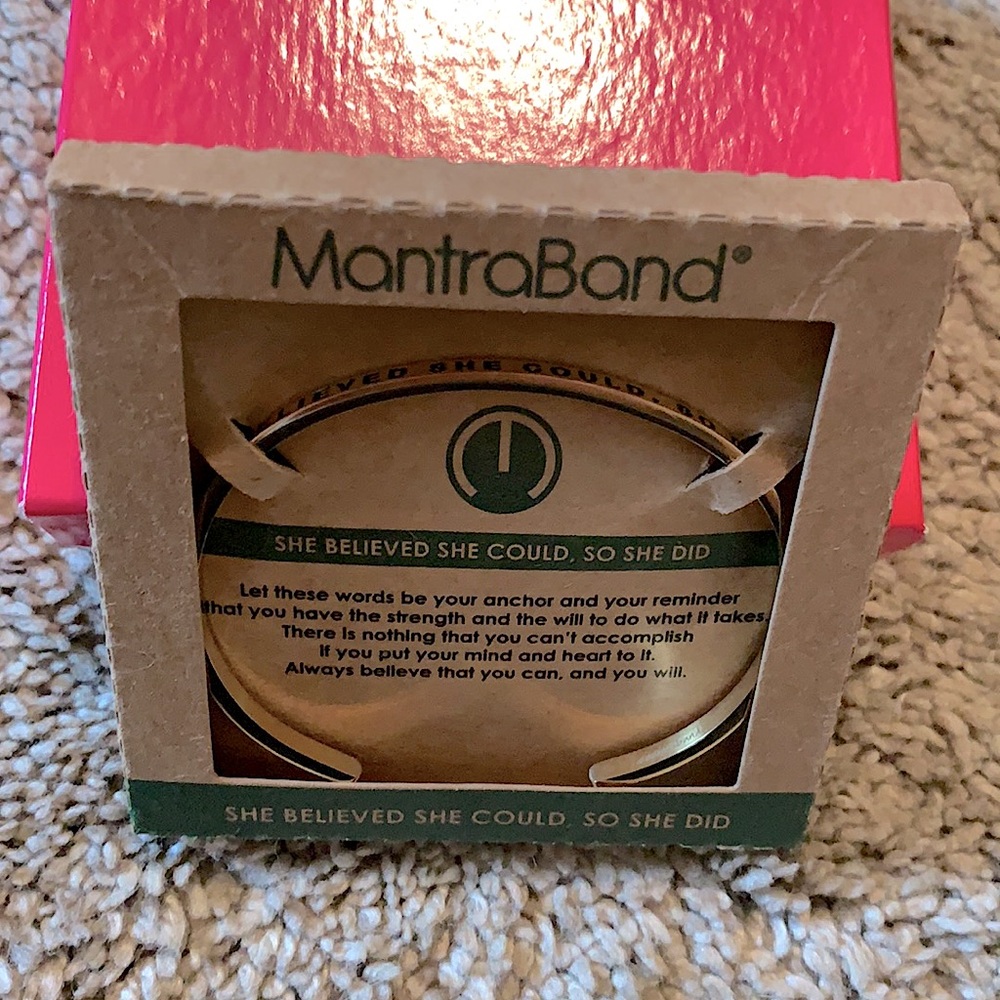 MantraBand gold bracelet